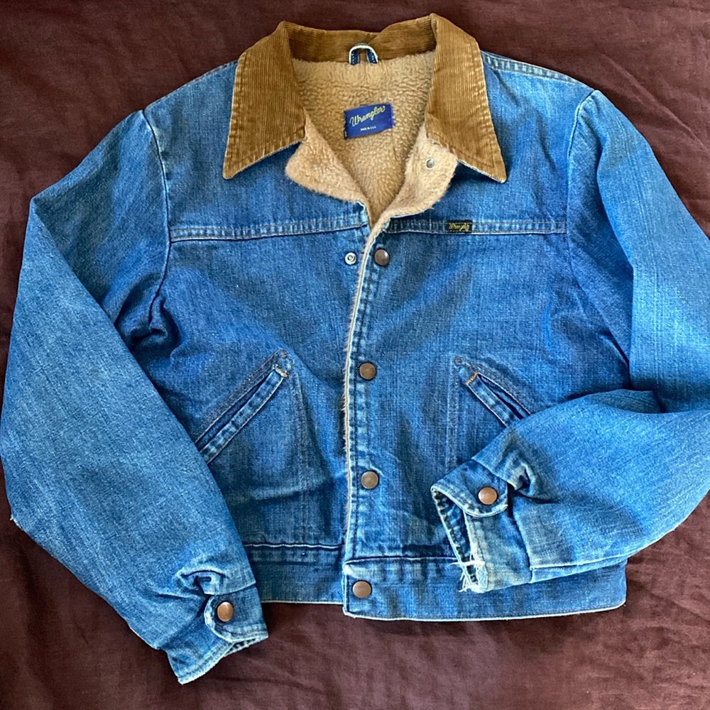 Vintage Wrangler Blanket Lined Women’s Denim Jacket